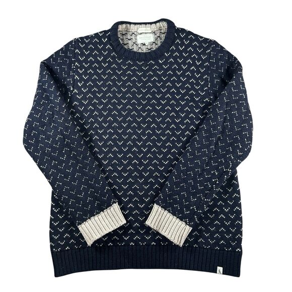 Peregrine Wool Sweater Men’s XXL Blue Birdseye Crewneck England Classic Preppy - Picture 2 of 12